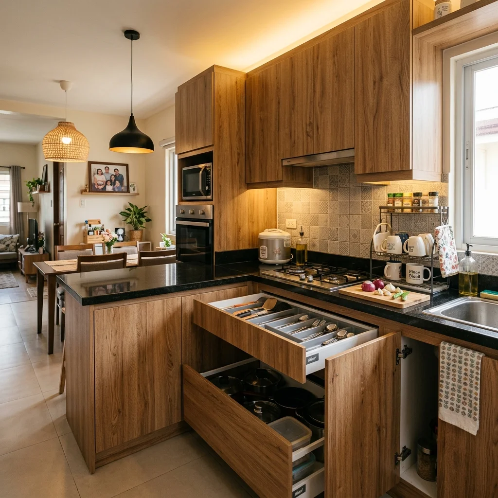 Premium custom kitchen cabinets with marine plywood construction